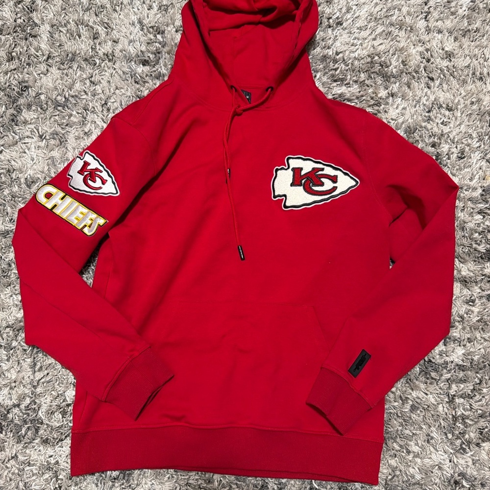 Men's Red Team Logo Hoodie